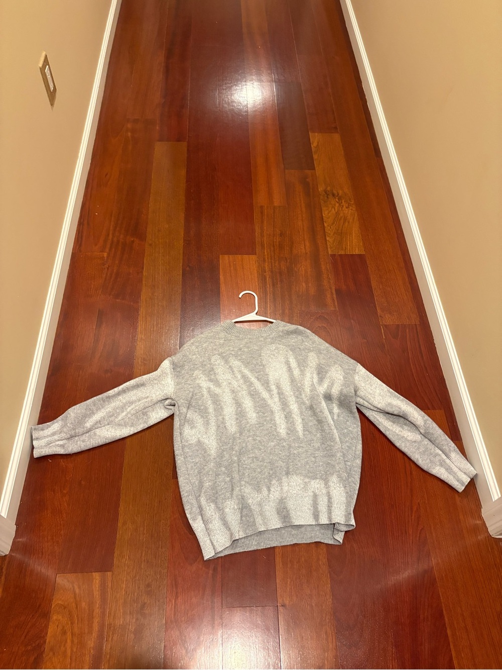 Light Gray Women's Crewneck Sweater